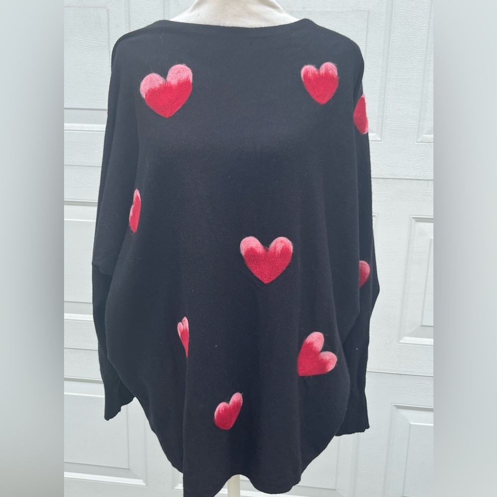 Women's Aseda black tunic sweater 2X